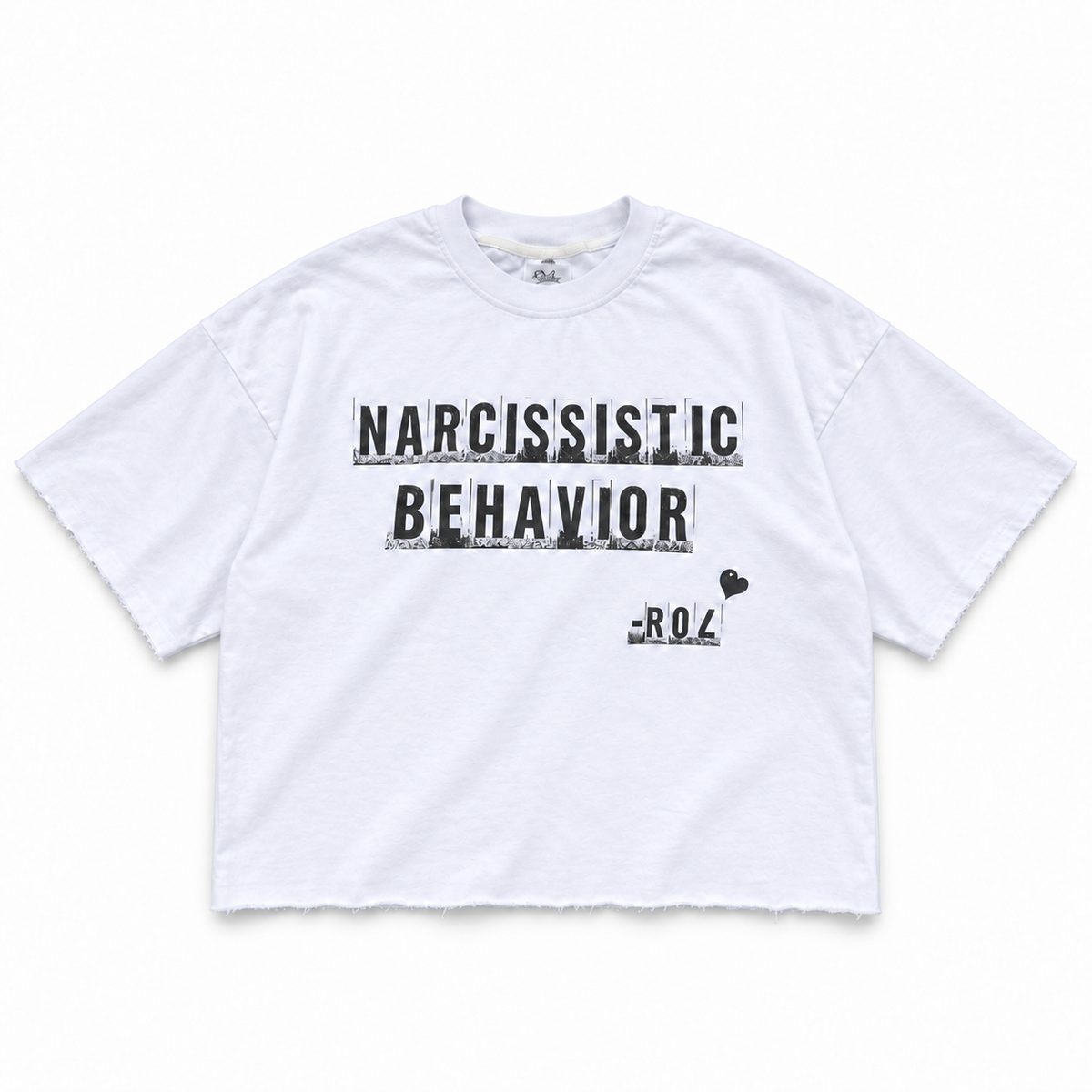 Narcissistic Behavior Cropped Tee
