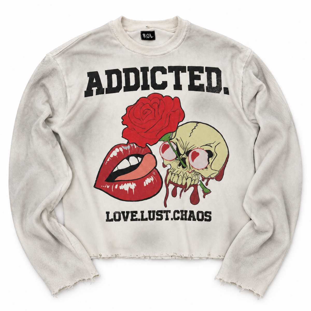 "Addicted" Long Sleeve Thermal