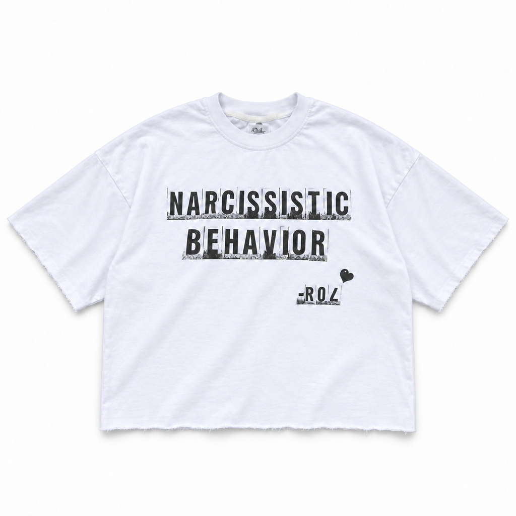 Narcissistic Behavior Cropped Tee