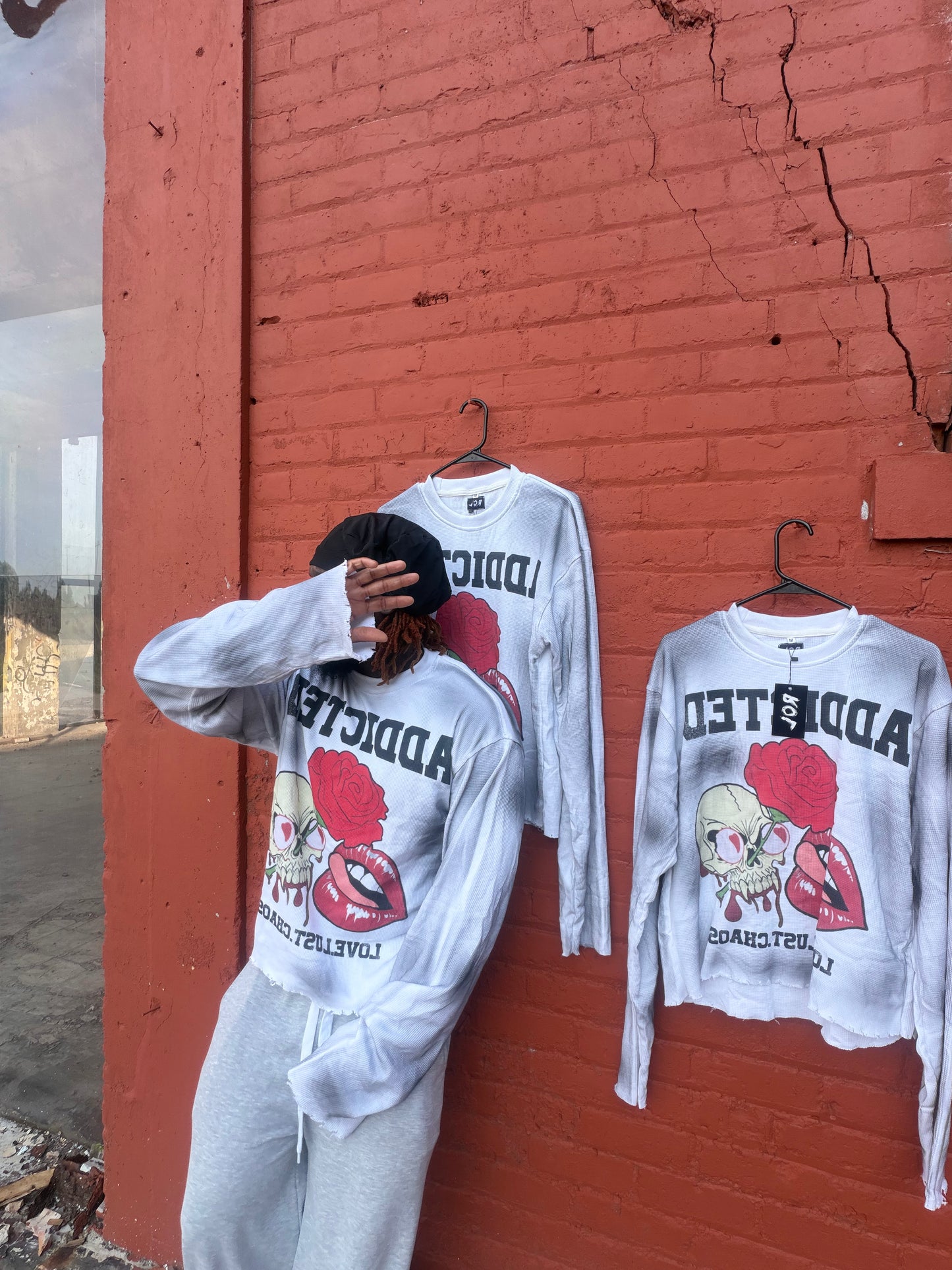 "Addicted" Long Sleeve Thermal